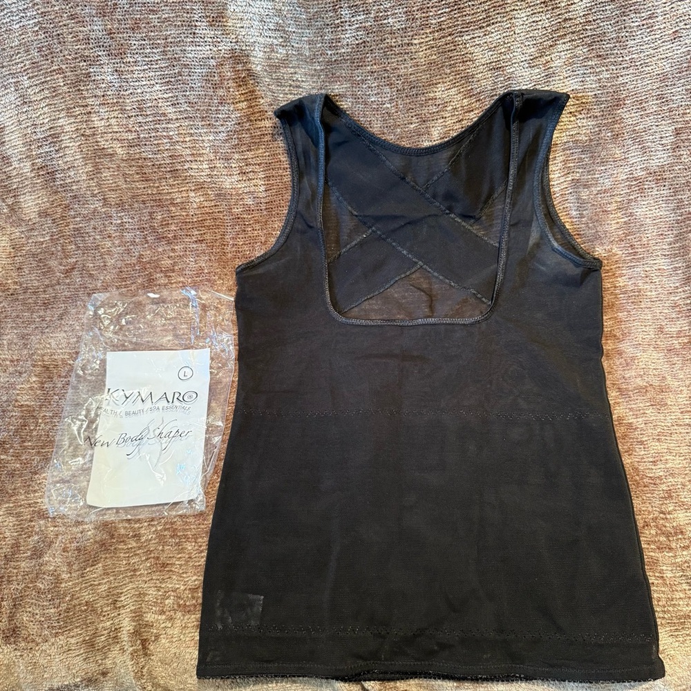 Black Kymaro Body Shaper shapewear top, NWOT